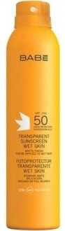 Babe Transparent 50 Faktör Sprey 200 ml Güneş Ürünleri kullananlar yorumlar